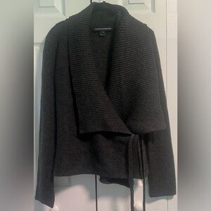 Women's French Connection Gray Wrap Sweater